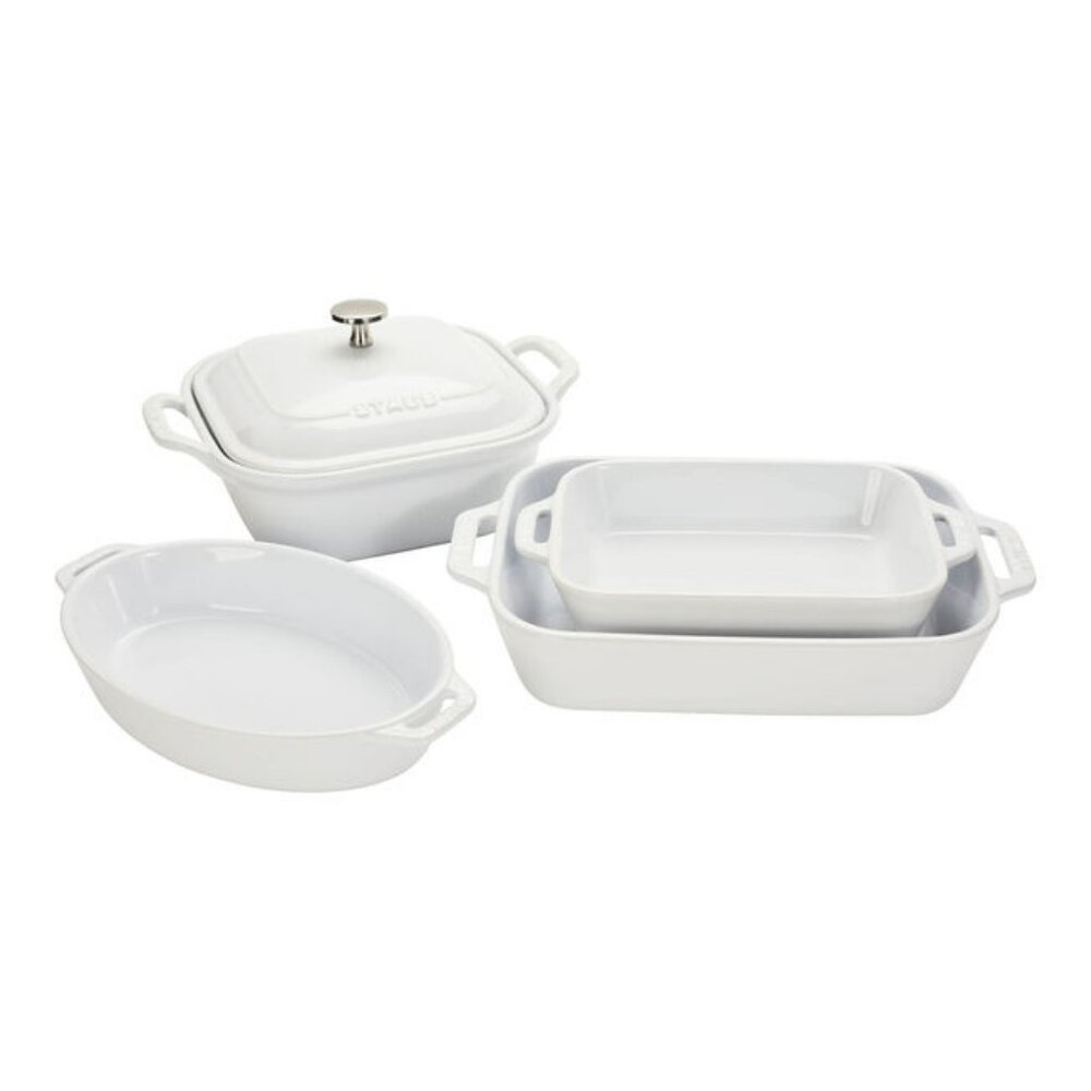 NEW Staub Ceramic - Mixed Baking Dish Sets 5-pc, Mixed Baking Dish Set#Pot9*